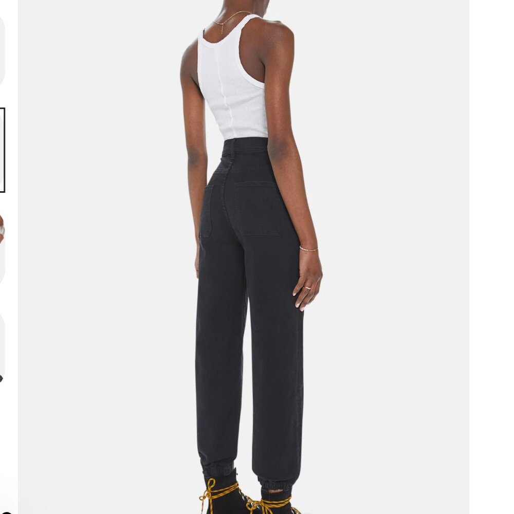 Mother The Wrapper Springy Ankle Jean In Dark Wash - image 7